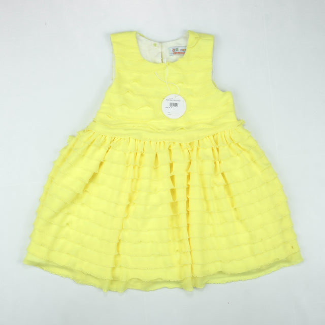 FROCK FRILL GIRLS NEON