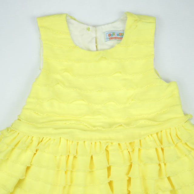 FROCK FRILL GIRLS NEON