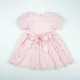 FROCK PLATE SLEEVES PINK TODDLER