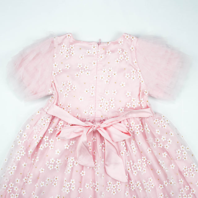 FROCK PLATE SLEEVES PINK TODDLER