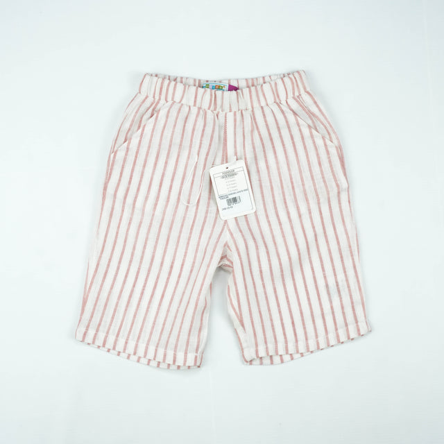 BERMUDA WOOVEN WHITE PINK TODDLER