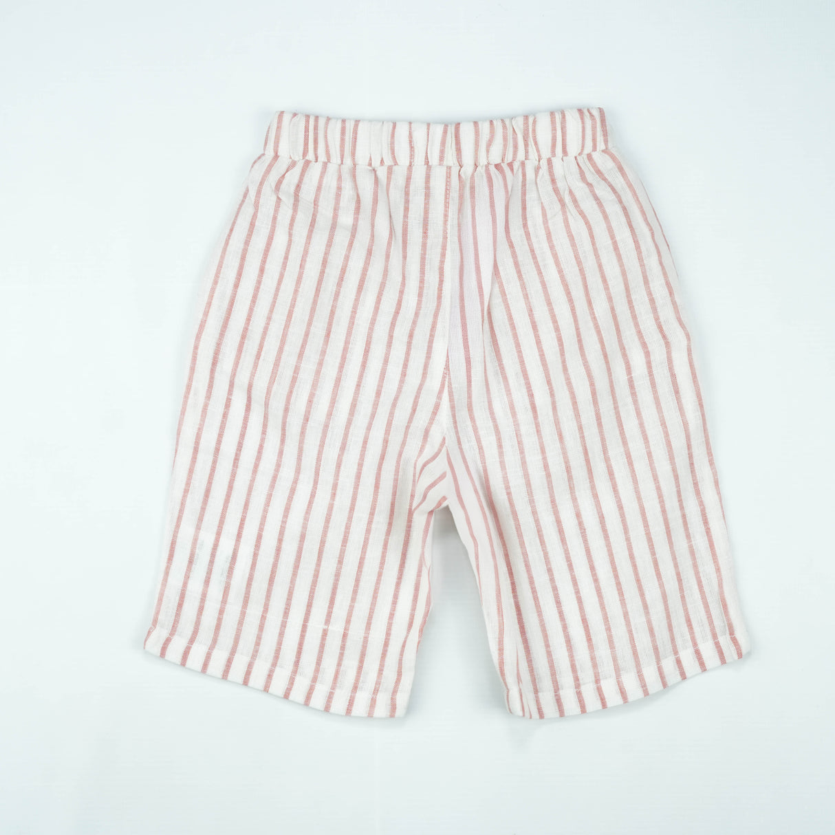 BERMUDA WOOVEN WHITE PINK TODDLER