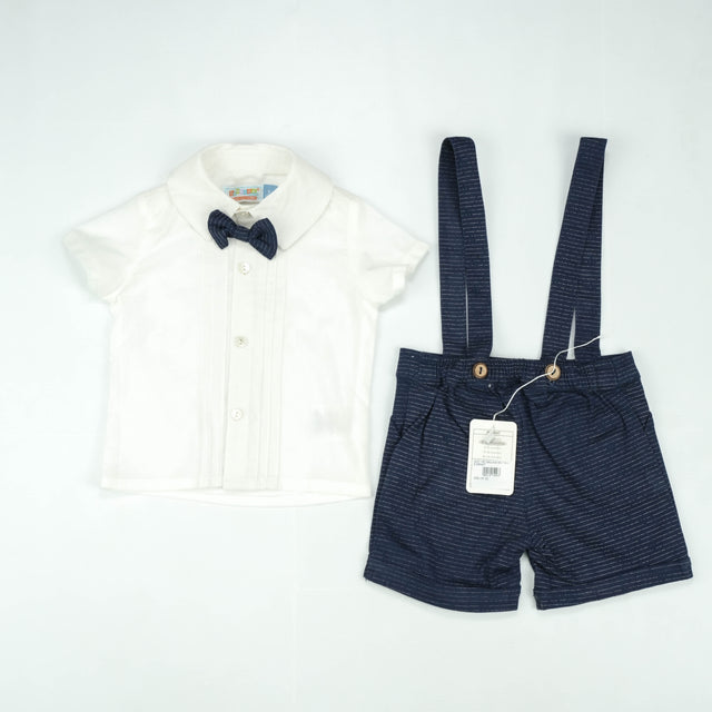 SUIT 2PC GALLACE BELT BLUE INFANT