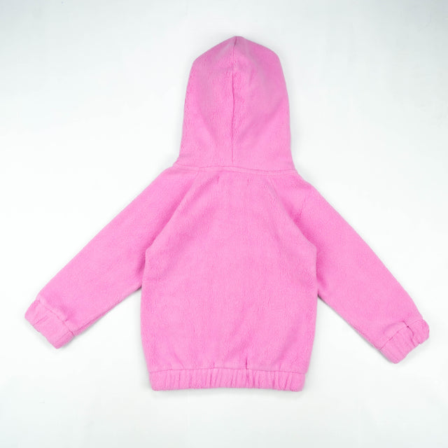 HOODIE BOTTOM RIB S.PINK TODDLER