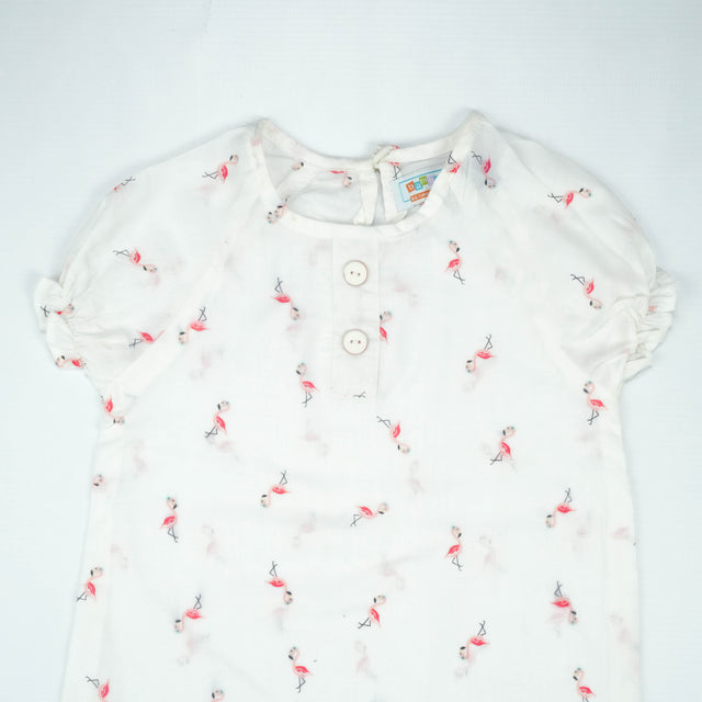 TOP WHITE LILAC FLOWER INFANT