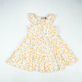 FROCK PETTER PAN COLLAR YELLOW FLOWER TODDLER