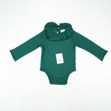 BOYDSUIT FRILL COLLAR GREEN INFANT