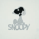 T SHIRT BLACK SNOOPY WHITE TODDLER