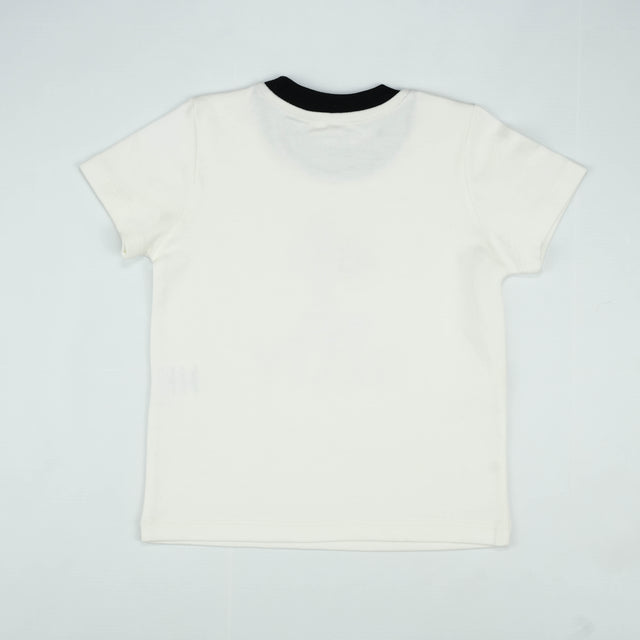 T SHIRT BLACK SNOOPY WHITE TODDLER