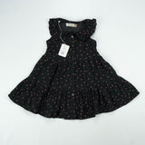 FROCK PETTER PAN COLLAR BLACK TODDLER