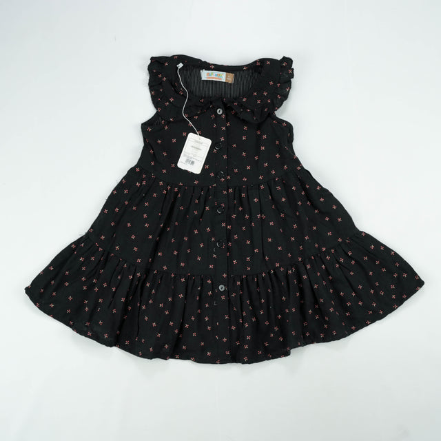 FROCK PETTER PAN COLLAR BLACK TODDLER