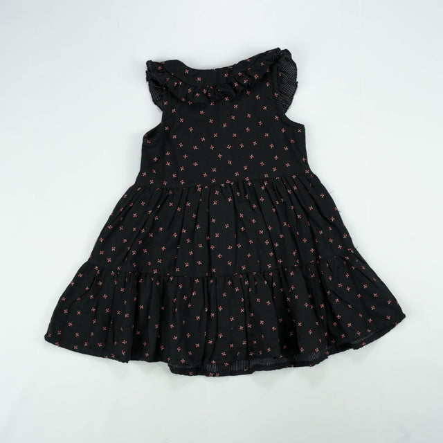 FROCK PETTER PAN COLLAR BLACK TODDLER