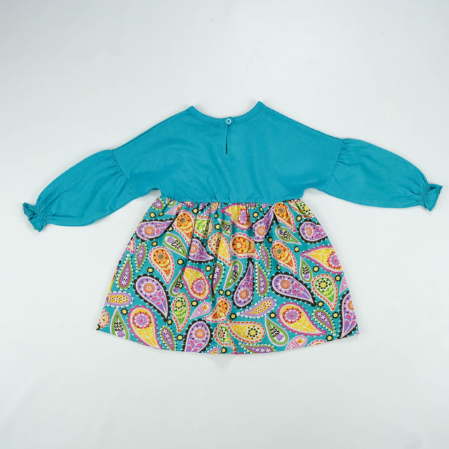 FROCK FLAIR BLUE WAVES TODDLER