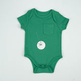 BODYSUIT FRONT POCKET DARK GREEN INFANT