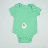 BODYSUIT FRONT POCKET LT GREEN INFANT