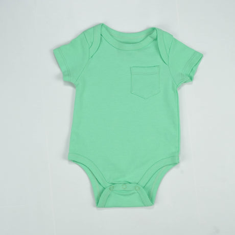 BODYSUIT FRONT POCKET LT GREEN INFANT