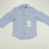 SHIRT FRONT POCKET BOYS BLUE CHECK TOODLER