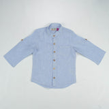 SHIRT FRONT POCKET BOYS BLUE CHECK TOODLER