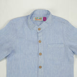 SHIRT FRONT POCKET BOYS BLUE CHECK TOODLER