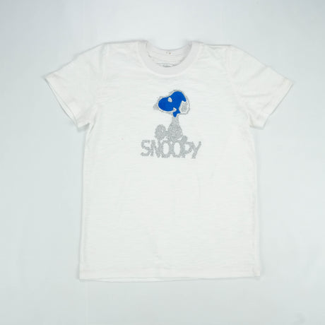 T SHIRT BLACK SNOOPY OFF WHITE TODDLER