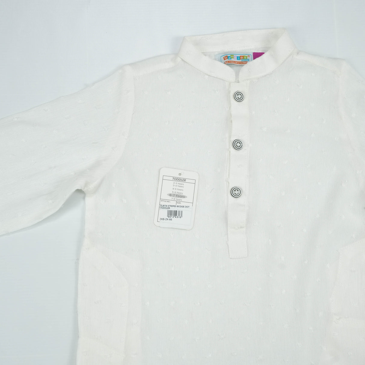 KURTA STRIPES BEIDGE DOT TODDLER