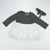 FROCK NECK BODY WHITE TODDLER