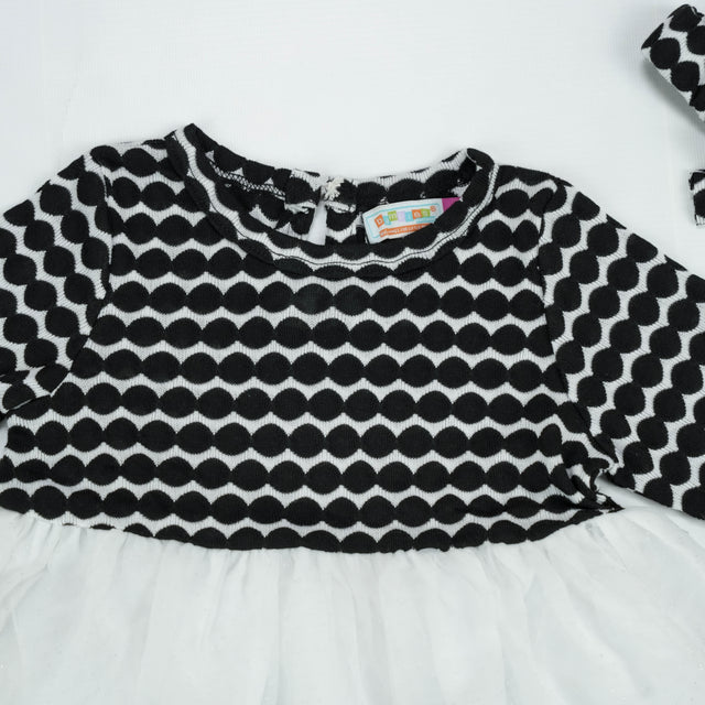 FROCK NECK BODY WHITE TODDLER