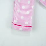 NIGHT SUIT FLEECES PINK POLKA