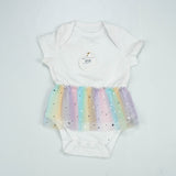 BODYSUIT WITH FRILL WHITE INFANT