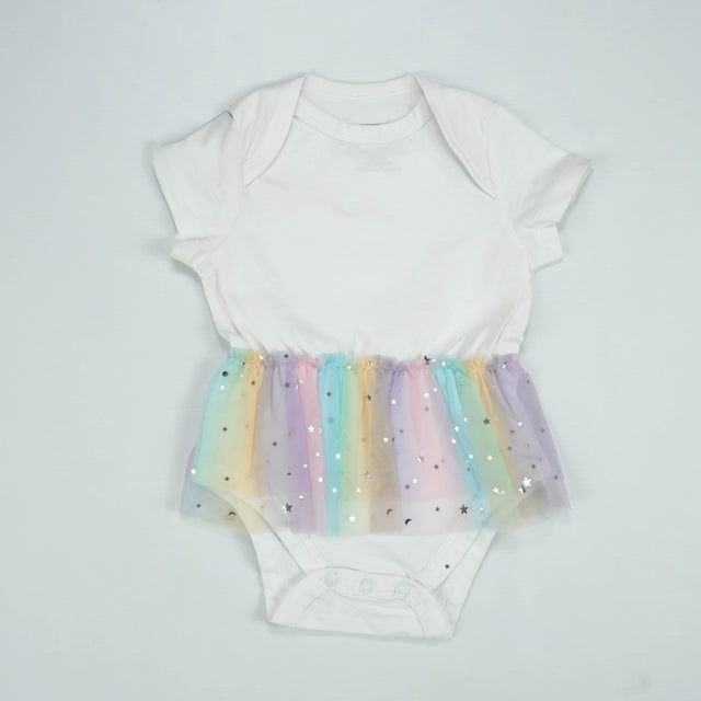 BODYSUIT WITH FRILL WHITE INFANT