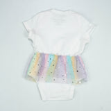 BODYSUIT WITH FRILL WHITE INFANT