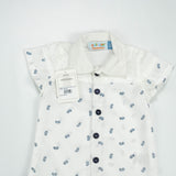 SHIRT CUT & SEW BOYS BLUE MOTIF INFANT