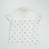 SHIRT CUT & SEW BOYS BLUE MOTIF INFANT