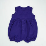 JUMPSUIT FRILL SHOULDER PURPLE INFANT