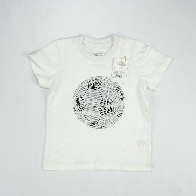 T SHIRT FOOTBALL WHITE TODDLER