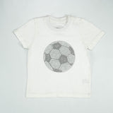 T SHIRT FOOTBALL WHITE TODDLER