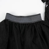 SUIT 2 PC GIRLS W/O SKIRTS BLACK INFANT