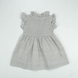 FROCK WOOVEN BLACK STRIPES INFANT