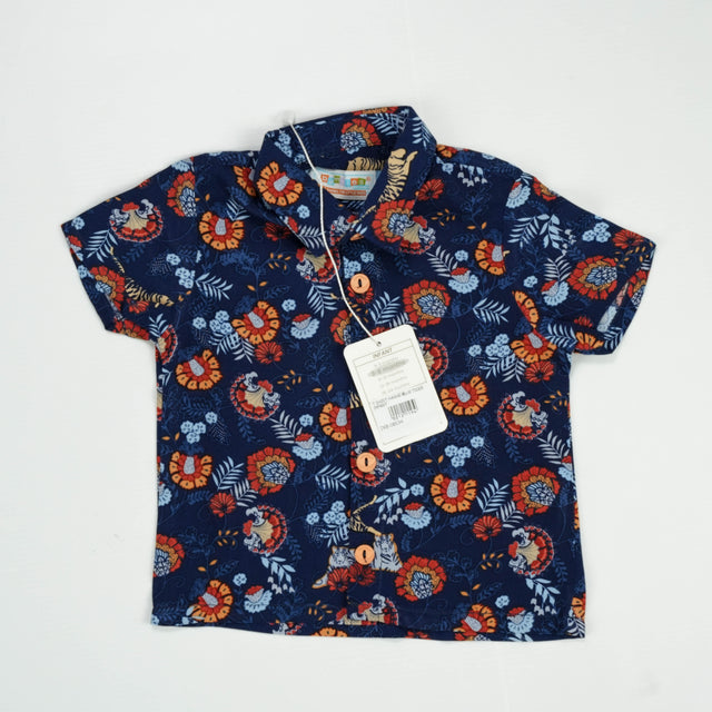 T SHIRT HAWAI BLUE TIGER INFANT