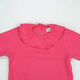 BOYDSUIT FRILL COLLAR PINK INFANT
