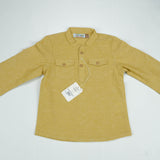 SHIRT KURTA FRONT POCKET BOYS YELLOW TOODLER