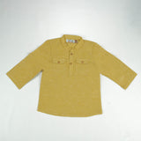 SHIRT KURTA FRONT POCKET BOYS YELLOW TOODLER