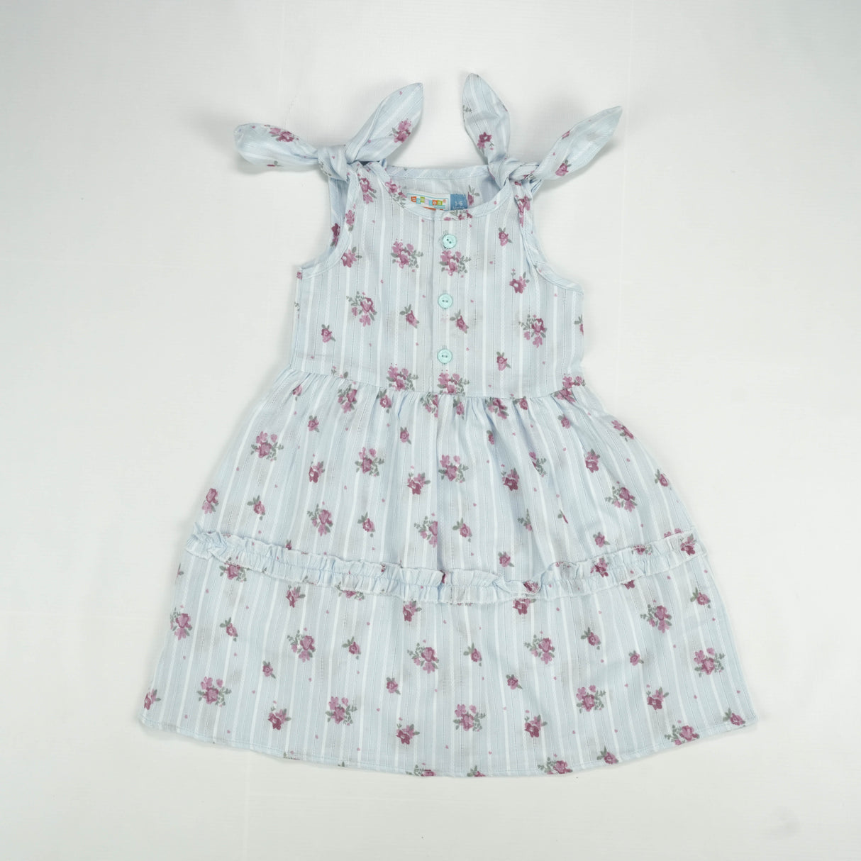 FROCK FLAIR FRILL باڈی گلابی پھول شیر خوار