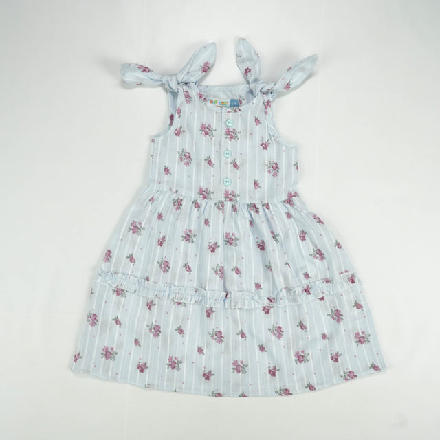 FROCK FLAIR FRILL BODY PINK FLOWER INFANT