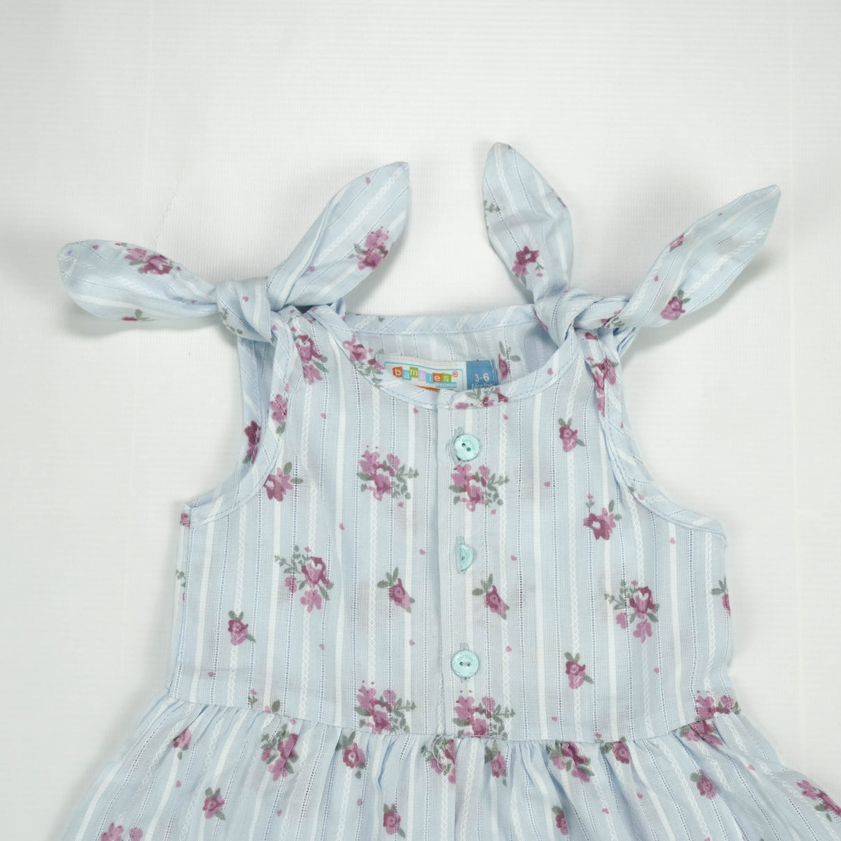 FROCK FLAIR FRILL باڈی گلابی پھول شیر خوار