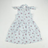 FROCK FLAIR FRILL BODY PINK FLOWER INFANT