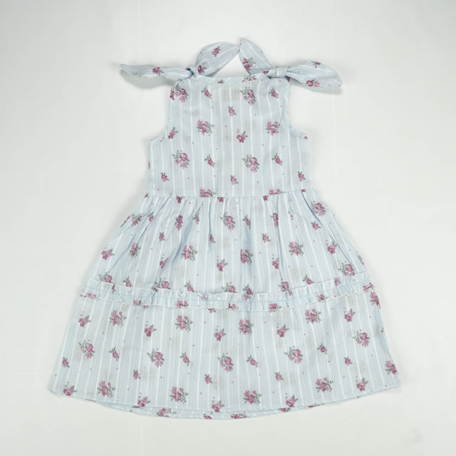 FROCK FLAIR FRILL BODY PINK FLOWER INFANT