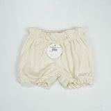 SHORT ELASTAIC BOTTOM GIRLS WHITEINFANT