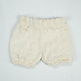 SHORT ELASTAIC BOTTOM GIRLS WHITEINFANT