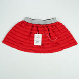 SKIRTS WITH FRILL RED GIRLS